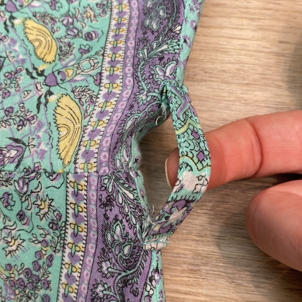 Sea Lustre Boho‎ Shirt Maxi Dress Coastal Cowgirl Coverup full Button - Picture 6 of 15